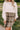 Women's Beige Plaid Long Sleeve Mini Dress