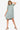 Chic button dress with pockets, front view, Sage