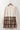 Women's Beige Plaid Long Sleeve Mini Dress