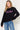 Stylish MAMA long sleeve sweatshirt, cozy and proud, Black