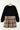 Women's Black Plaid Long Sleeve Mini Dress