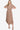 Elegant Round Neck Ruched Midi Dress Front View
