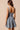 Back view of dress with flare shape and smooth mineral washed finish