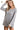 Side view of leopard T-shirt, highlighting long sleeves and bold pattern.