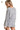 Back view of leopard print T-shirt, showcasing smooth silhouette and trendy design.