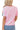 Back view of multicolor T-shirt, highlighting smooth finish and classic cut.