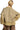 Back view of the sweater showcasing its unique knit design and clean lines.