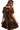 Back view of the tie back leopard dress, featuring an adjustable tie detail for a custom fit.