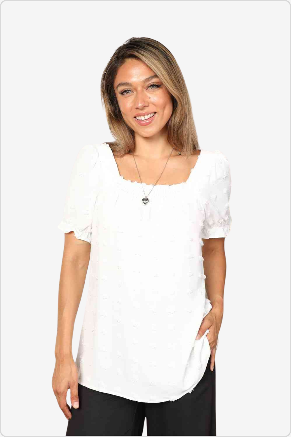 Trendy Puff Sleeve Blouse with Feminine Silhouette