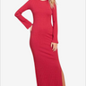 Stunning Bodycon Bell Sleeve Maxi Dress Front View