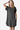 Front view of Ribbed Tee Dress on model
