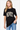 Stylish Simply Love MIDWEST graphic tee with round neck, perfect for casual wear, front view