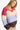Side angle of the wavy texture sweater showcasing its relaxed fit and long sleeves.