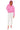 Model front view of mauve acid wash cropped hoodie showing ribbed hem and relaxed fit, soft light