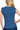 Back view of striped tank showing racer-style back and ribbed texture.