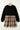 Women's Black Plaid Long Sleeve Mini Dress