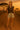 Standing on dirt road in brown ruffle button top with belted beige shorts and lace-up sandals, savanna dusk