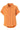 Front view of vintage apricot button shirt with relaxed fit and chest pocket
