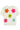 White sweater with colorful flower appliqués on a white background