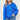 Chic letter graphic long sleeve hoodie, perfect for casual style, Royal Blue