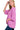 Side view of ribbed boat neck tee showing sleeve length and loose silhouette.