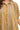 Close-up of taupe multi stripe pattern on crisp woven cotton fabric