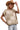 Model wearing olive ivory checker stripe sweater vest