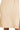 Beige ribbed knit skirt on a white background