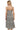 Back view of women’s washed black dress with layered tiers and vintage-style texture