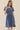 Elegant Round Neck Ruched Dress with Pockets Front View