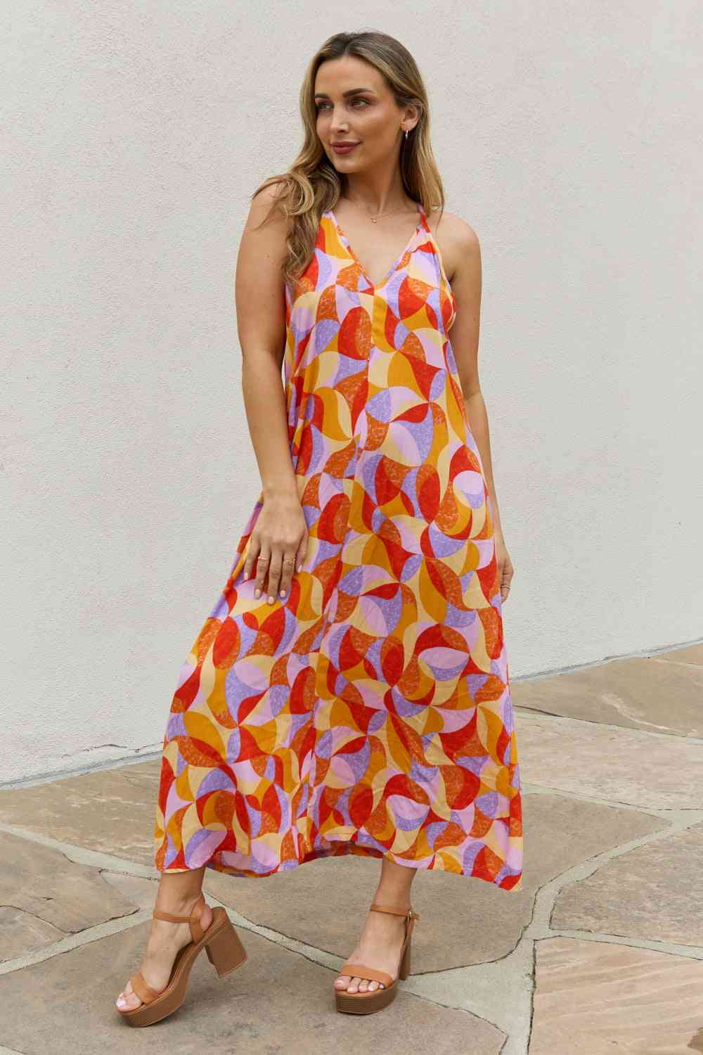 Vibrant Maxi Summer Dress