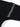Black sweater with white stitching on a white background