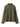 Army green sweater with distressed sleeves on a white background