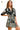 Side view of floral mini dress, showcasing flattering fit and lightweight fabric.