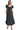 Women's Black Midi Dress – Polka Dots & Puff Sleeve Charm