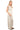 Women's oatmeal woven set with short sleeve top and drawstring pants.