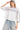 Patchwork Breeze Contrast Oversized T-Shirt – Relaxed White Boho Style for Women