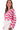 Side view of crochet knit top showing delicate frill and textured fabric.