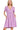 Women's Pink Purple Surplice Neckline Dress with Pockets