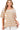 Women's multicolor striped tee front view with star applique for casual summer look