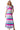 Pink Multi Striped Maxi Tee Dress – Comfortable & Stylish