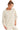 White Lightweight Mock Neck Sweatshirt for Women