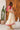 Side view of cotton maxi dress with contrast-trim sleeves and flowing fit