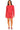 Model front view of ruby ribbed set in relaxed fit style