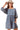 Washed Mini Denim Dress with Distressed Finish