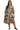  Main view of floral print tiered midi dress with sleeveless design and flowy fit