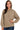 Main view of oversized french terry hoodie with pigment dye and drawstring hood