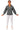 Main view of charcoal ribbed sweater with half zip mock neck and raglan sleeves.