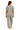 Back view of gray lounge set with short sleeve tee and relaxed pant fit