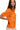 Side view of a crochet knit beach cover up with puff sleeves and openwork design